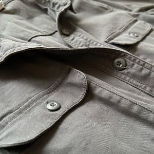 Navy/Gray Long-Sleeved Utility Jumpsuit. Size XL.